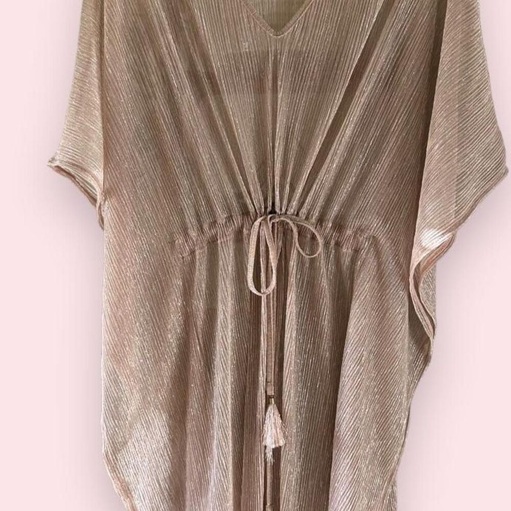 Women's Pink and Tan Cover-ups